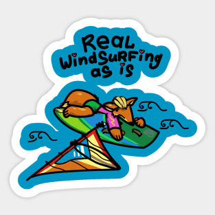 real windsurfing Sticker